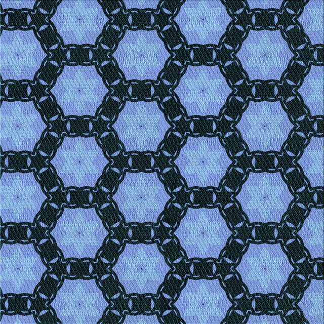 Ahgly Company Machine Washable Indoor Square Transitional Crystal Blue Area Rugs, 5' Square