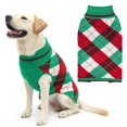 thumbnail image 1 of Jersey para perro KOOLTAIL, clásico, a cuadros, cuello alto, cálido, invierno, 1 of 6
