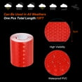 thumbnail image 3 of Uxcell Reflective Tape, 3 Pack 2 INx10 FT Waterproof Adhesive Safety Tape for Cars Trucks, Red, 3 of 6