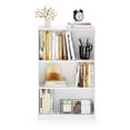 thumbnail image 5 of Furinno JAYA Book Shelf, 3-Tier Bookshelf, Bookcase with Adjustable Shelves, 9.5 x 24.5 x 40.3, for Living Room, Bedroom, Home Office, Plain White, 5 of 5