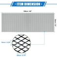 thumbnail image 6 of Unique Bargains Car Grill Mesh 100x33cm 20x10mm Rhombic Hole Grille Mesh Sheet Air Intake Insert Aluminum Alloy Black, 6 of 6