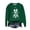 Green, variant on Feancey Plus Size Christmas Sweatshirts for Women Holiday Novelty Print Crewneck Pullover Lightweight Long Sleeve Loose Sweatshirt Fashion Gift Ideas Green 5XL