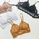 thumbnail image 4 of 0041 Sujetador de encaje completo sexy sin espalda grande sin aros Copa triangular Ropa interior cómoda y transpirable para la espalda, 4 of 6