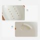 thumbnail image 4 of Panier de douche portable avec trous d'aération, panier de rangement portable en plastique de grande capacité avec poignées pour salle de bain, blanc, 4 of 4