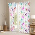 thumbnail image 3 of Manfei Teens Adults Flying Gradient Butterflies Blackout Curtains Set of 2 (52x84 Each),Love Heart Print Window Curtains,Dreamy Princess Curtains and Drapes,Super Cozy Room Decor, 3 of 6
