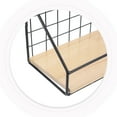 thumbnail image 3 of unbranded  Wall-mounted Basket Storage Rack Organizing Decorative Book Shelf Office Black, 3 of 8