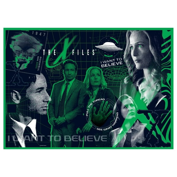 Rompecabezas Toynk The X-Files I Want to Believe de 1000 piezas