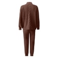 thumbnail image 5 of Besolor Womens 2 Piece Outfits Knit Sweater Sets Oversized Button down Cardigan and Slim Long Pants Matching Lounge Set, 5 of 5