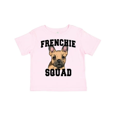 

Inktastic Cute French Bulldog Frenchie Squad Gift Toddler Boy or Toddler Girl T-Shirt