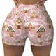 thumbnail image 2 of Fotbe Gingerbread Houses Pink Wonderland Shorts Sin Costuras – Shorts Deportivos de Cintura Alta para Mujer, Elásticos para Gimnasio, Yoga, Running o Ciclismo-Large, 2 of 8
