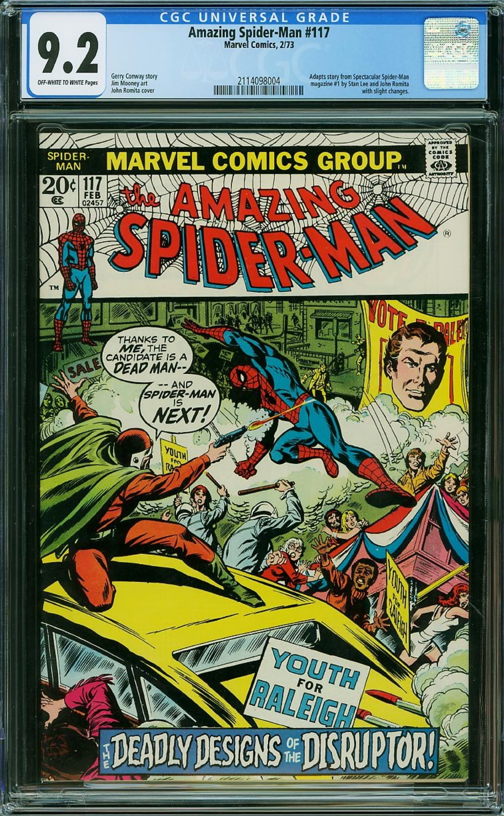 Cover of The Amazing Spider-Man #117