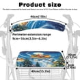 thumbnail image 6 of HELLHERO Christmas Fairy Tale Theme Rollator Walker Seat Covers and Back Rest Covers for Senior Breathable Soft Protection Covers, 6 of 7