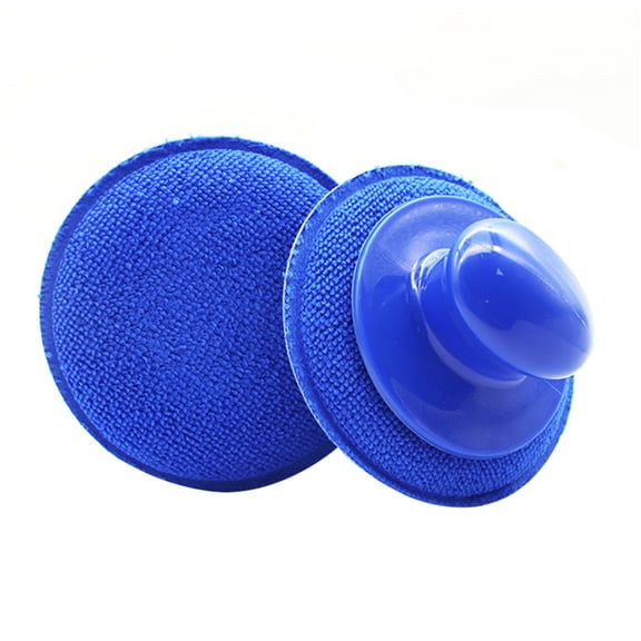 Jiandong waxing Sponge 2 Car Wax Applicator Pads Microfiber Sponge for Hand(5.12X5.12X1.97Inch)