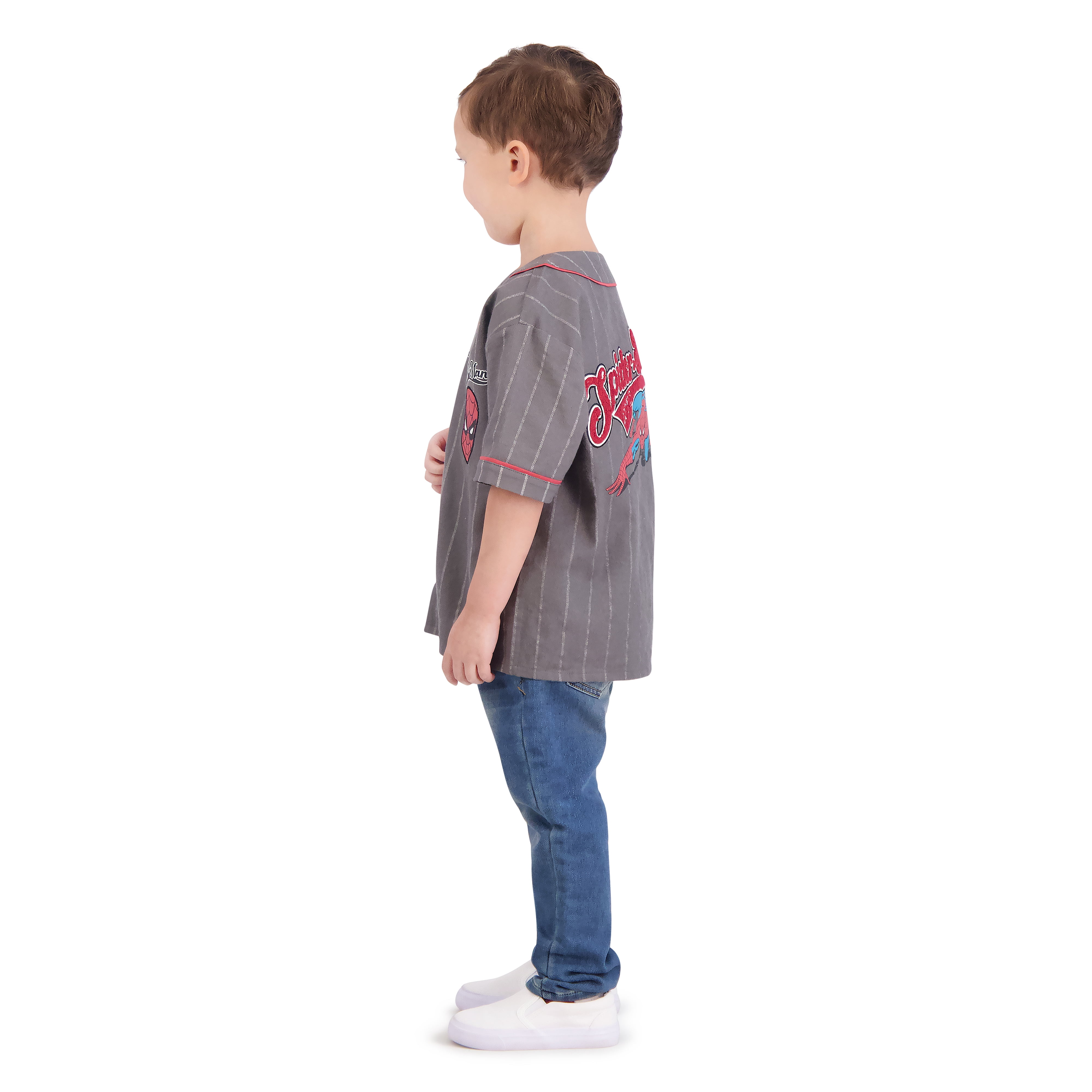 Spiderman Toddler Boy Baseball Shirt, Sizes 12M-5T