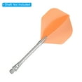 thumbnail image 4 of Uxcell Dart Flights, 6 Pack PET Standard Darts Accessories Orange, 4 of 5