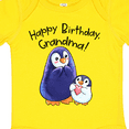 thumbnail image 4 of Inktastic Happy Birthday, Grandma- Cute Penguins Boys or Girls Baby Bodysuit, 4 of 5