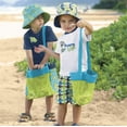 thumbnail image 4 of Children Beach Travel Out Toys Storage Bag Tote Kids Folding Sand Away Mesh Net Bath Bag Handbag for Family activities, 4 of 6