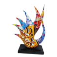 thumbnail image 2 of Estatua de cisne abstracta, figura decorativa, adorno de mesa para centro de mesa. Estilo a, 2 of 9