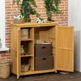 thumbnail image 2 of Outsunny Armoire de Rangement Extérieure en Bois et Banc de Rempotage Table, 2 of 10