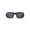 BLACK, variant on DVX Detour Sport Prescription Sunglasses, Grey Lenses/Black & White Streak Frame, OSHA Compliant ANSI Z87.1