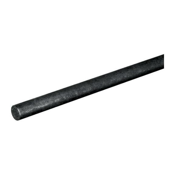 Boltmaster Steelworks .38in. X 48in. Hot Rolled Plain Steel Round Rod Stock  11618