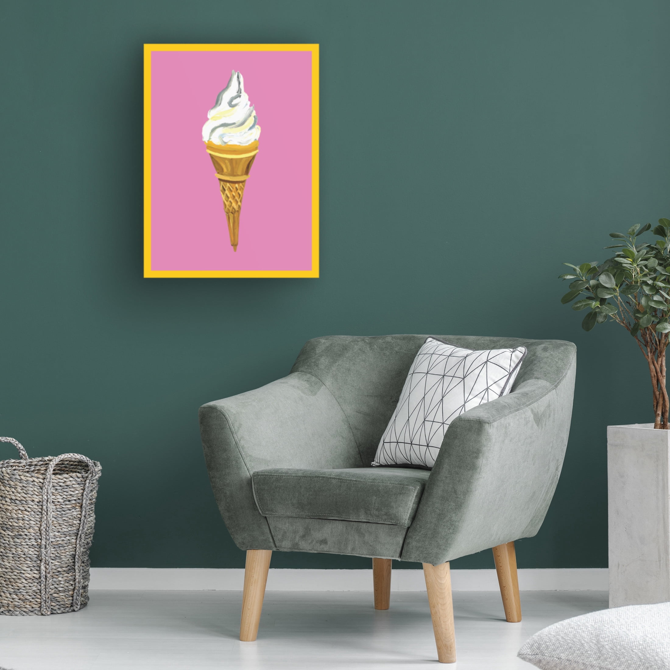 Trademark Fine Art Alice Straker Dream On Raspberry Canvas Wall Art