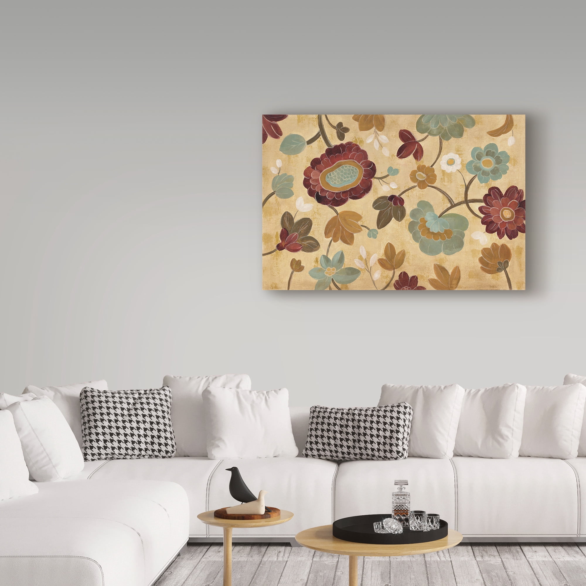 Trademark Fine Art 'Arts and Crafts Garden I' Canvas Art by Silvia Vassileva