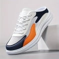 thumbnail image 5 of Mepaouo Men's Slip on Mule Sneakers Closed Toe Backless Walking Shoes Half Drag Casual Work Loafers, 5 of 7