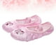 thumbnail image 3 of Zapatos de práctica de ballet de satén, lentejuelas bordadas, zapatos de yoga, zapatos de baile de suela suave para niñas, talla 29 (rosa), 3 of 4