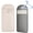 Grey+Beige, variant on Space Saving Hanging Garment Bag with Self Compression Zipper, Space Saver Closet Organizers, Prevent Dust, No Taste, Space Saving Hanging Protector for Down Coat