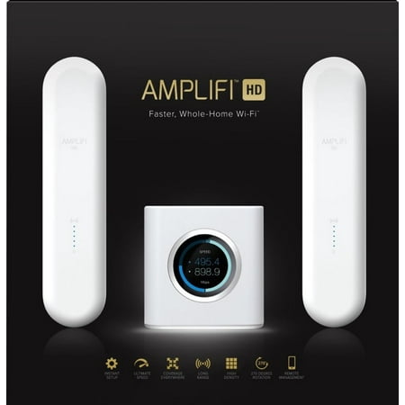 Ubiquiti - AmpliFi Dual-Band Mesh Wi-Fi System - White