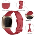 thumbnail image 1 of WIFKLSIIPG Breathable Sweatproof Solid Color Silicone Watch Strap Compatible with Versa 3 and Sense, 1 of 3