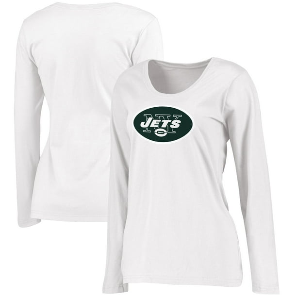 New York Jets Women's Primary Logo Plus Size Long Sleeve TShirt