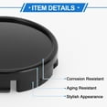 thumbnail image 6 of Unique Bargains Wheel Center Caps Hub Caps Rim Center Caps OD: 64mm/2.52" Black 1 Pc, 6 of 6