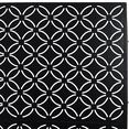 thumbnail image 6 of Tcbosik Indoor & Outdoor Metal Privacy Screen, 76"H x 48"W Freestanding Decorative Privacy Fence Panel for Balcony, Patio, Deck, Lawn, Garden, Backyard, Black, 6 of 8