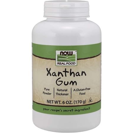 NOW Foods, Xanthan Gum Pure Powder, Kosher and Gluten-Free Natural Thickener, 6-Ounce