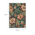 thumbnail image 4 of Mainstays Farmhouse Oversized Floral Teal Multicolor Indoor Accent Rug, 1'8"x2'10", 4 of 9
