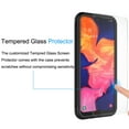 thumbnail image 4 of Tekcoo Cases for Samsung Galaxy A20 A30 A50 A205U A505U 2019 6.4 inch with [Tempered Glass Screen Protector] Grip Plastic Bumper TPU Slim Transparent Clear Back Protective Hard Cases Cover, 4 of 6