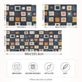 thumbnail image 2 of Yayeee Pillowcase Standard Size Set of 2 Satin Wrinkle Resistant Pillow Case, Blue Circle Mosaic, 2 of 8