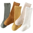 thumbnail image 4 of WIFORNT Baby Long Socks, Elastic Hollowed Solid Color Soft Lightweight Socks for Girls Boys, 4 of 6