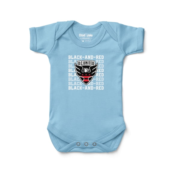 Newborn & Infant Chad & Jake Light Blue D.C. United Retro Bodysuit
