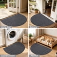 thumbnail image 5 of JAATOP 17"x 30" Doormat, Non-Slip Absorbent Welcome Mat, Dirt Trapper Indoor Entryway Rug, Machine Washable, Dark Gray, 5 of 7