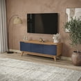 thumbnail image 1 of Rack TV Kappesberg 136 cm Canela/Azul 3 Puertas, 1 of 10