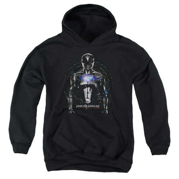 Power Rangers Black Ranger Youth Pullover Hoodie Sweatshirt Black