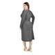 thumbnail image 3 of Vestido elegante con brillos Roman Fashion /Tallas Extras, 4302 (Plateado) plateado 42, 3 of 6