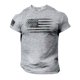thumbnail image 1 of Men's Street Muscle Short Sleeve Print Personality Fashion Fashion T-Shirt L, 1 of 3