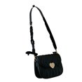thumbnail image 1 of Bolso de hombro individual a la moda para mujer, elegante, fácil de combinar, compacto, para ir de compras, color negro, tamaño libre, 1 of 14