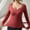 Red, variant on Women's Thermal Underwear Brushed Long Underwear Set Cold Weather Pajama Tops Big And Tall Thermal Long Sleeve Compression Tops for Women Women S Thermal Top Long for Men Thermal Shirt Thermal Shirts