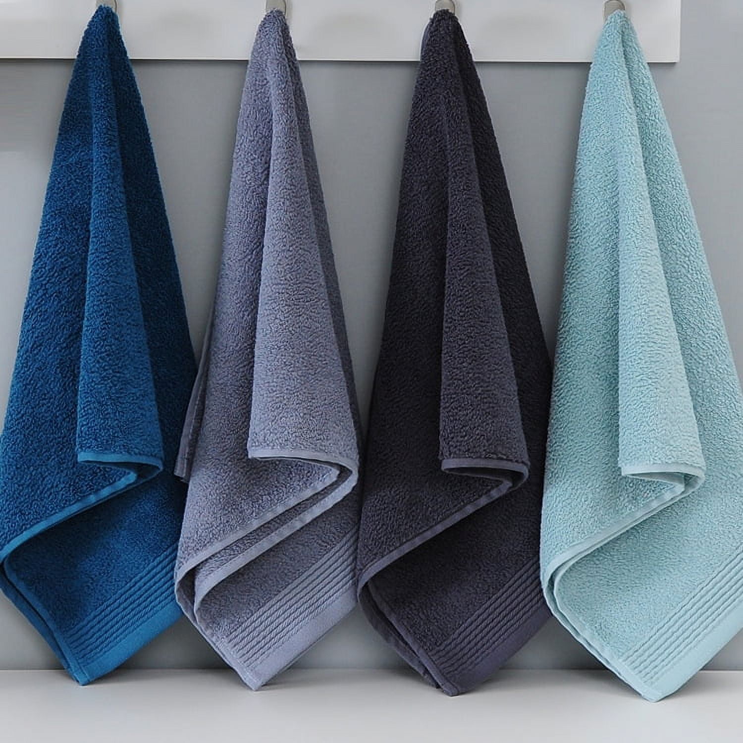 Zhuge 6pcs Bathroom Hand Towels, Home long-staple cotton Super Soft Highly Absorbent Hand Towel for Shower, Pool, Spa, Gym, Hand Towel for Daily Use 13.39x29.92inch (Medium grey)