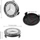 thumbnail image 2 of Tapacubos 4 piezas 75 mm NQ con logotipo Benz, 2 of 5